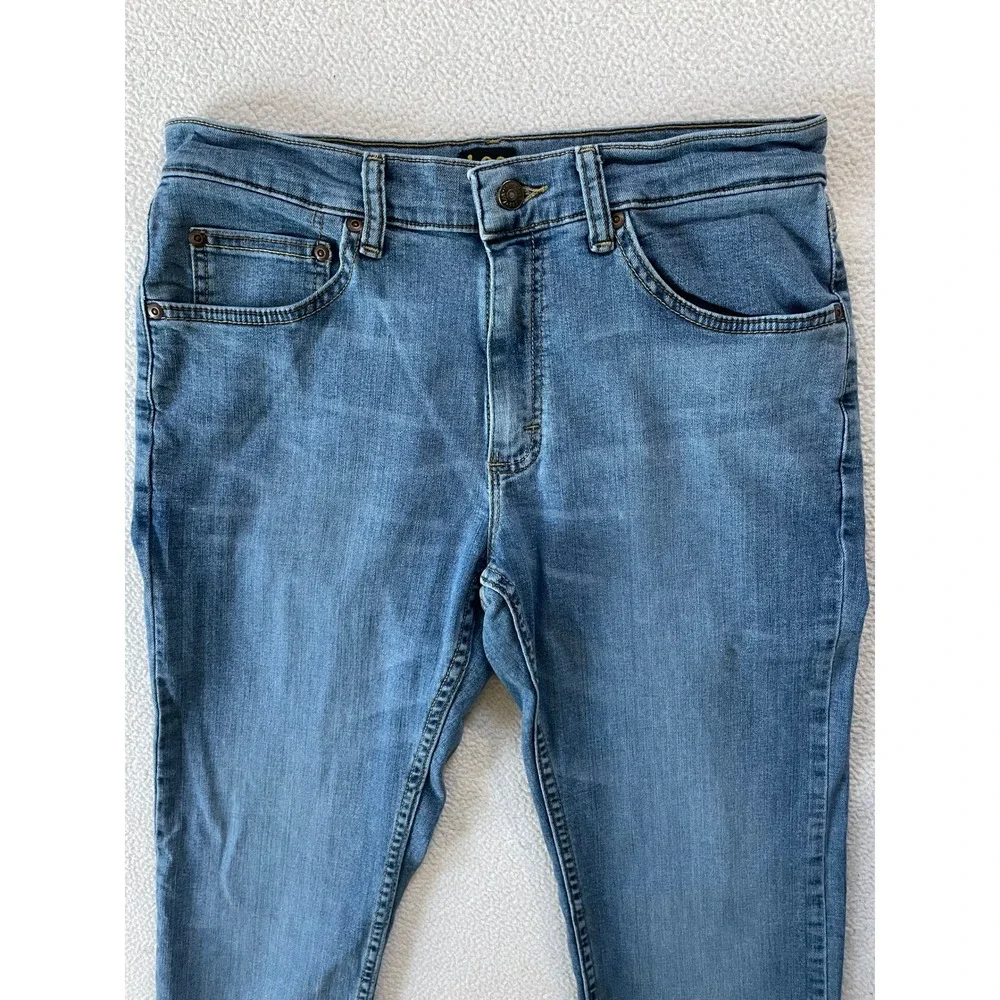 Lee Mens 31x26 Classic Fit Jeans Blue S Gene Cone Denim Stretch 2006850 Hemmed